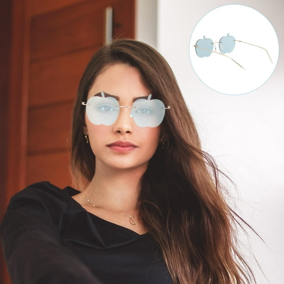 LEORX 1 Pair Shaped Sunglasses Alloy UV Protection for Special Days