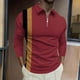 thumbnail image 1 of Blusa y camisa de manga larga con cuello vuelto para hombre, jersey de solapa de manga corta, top deportivo de manga corta con solapa, blusa de poliéster para hombre, 1 of 5