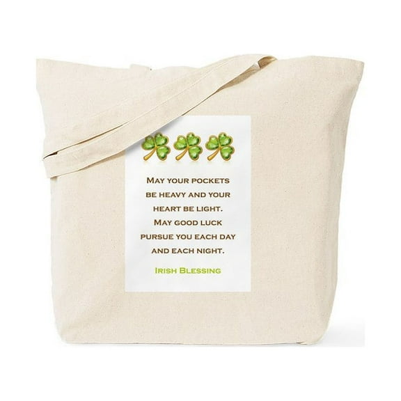 CafePress - IRISH BLESSING Tote Bag - Unisex Canvas Tote Bag, Beige, 1-Piece