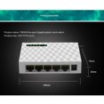 thumbnail image 2 of Conmutador De Red De 5 Puertos Con Conmutador De Red Gigabit 10/100/1000Mbps Fast Ethernet Switch Yuarrent EL011180-00, 2 of 4
