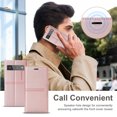 thumbnail image 6 of Allytech for Google Pixel 6 Pro Case Wallet, Vegan PU Leather Kickstand Credit Card Holder Magnetic Cover Classic Flip TPU Bumper Scratch Resistant Case for Google Pixel 6 Pro 2021(6.7 inch), Rosegold, 6 of 7