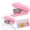 Pink, variant on Plertrvy Clearance Mini Small Stapler Useful Mini Stapler Staples Set Office Binding Mini Stapler Pink(Pink@0357)