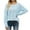 Light Blue, variant on XuJwPNcy Women's Crochet Sweater Top Hollow out Long Sleeve Pullover Tops Fashion Solid Fall Outfits