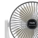 thumbnail image 3 of Ventilador personal de escritorio, 3 velocidades y rotación vertical de 360 degree, mini ventilador pequeño, silencioso Blanco, 3 of 3