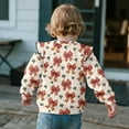 thumbnail image 5 of DISNIMO Toddler Christmas Sweatshirt Girls Bow Printed Pullover Tops Long Sleeve Hoodies Crewneck Shirt for Fall Winter 1-2 Years, 5 of 7