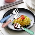 thumbnail image 3 of LEEYNEER 12 Pcs Toddler Forks Toddler Utensils  Stainless Steel Baby Forks  Kids Silverware Children‘s Cutlery Set for Feeding, 3 of 7