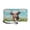 Calf In Daisy Field, variant on Calf and Sunflower Pattern Long Purse with Large Capacity Wrist Strap Long Wallet for Travel, PU Leather Women's Wallets for Outdoor