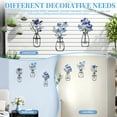 thumbnail image 6 of 3 Pcs 11.81in Metal Flower Wall Art Minimalist Metal Flower Wall Decor with Pre Drilled Holes for Home Living Room Bedroom Porch, 6 of 10