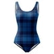 thumbnail image 2 of Gibobby Traje de baño sexy de una pieza Mono sin mangas con tiras y control ajustado para mujer(Azul,M), 2 of 4