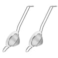 thumbnail image 1 of TOWED22 2PCS 304 Stainless Steel Strainer Soy Milk Juice Strainer Spoon Hot Pot Colander Kitchen Tool,Silver, 1 of 5