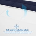 thumbnail image 5 of Unique Bargains Quilt Lightweight Down Comforter White/Navy Queen, 5 of 8
