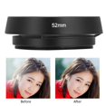 thumbnail image 1 of Qiilu Cache-Objectif, Cache-Objectif d'Appareil Photo, Cache-Objectif d'Appareil Photo Creux Universel en Alliage d'Aluminium, Pare-Soleil Protecteur, 1 of 7