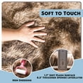 thumbnail image 5 of Conbriboy Large washable rug Shaggy Nursery Area Rug for Baby Toddler Princess Room area rug for living room 5x7ft Tie-dye brown, 5 of 9