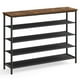 thumbnail image 1 of Estante para zapatos Shelf VASAGLE de 5 niveles, marco de acero, 120 x 30 x 91 cm, 1 of 9