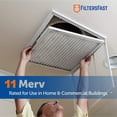 thumbnail image 2 of Filters Fast 10x24x1 Pleated Air Filter (6 Pack), Merv 11 | 1" AC Furnace Air Filters, Made in the USA | Actual Size: 9.75" x 23 x .75", 2 of 6