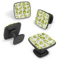 thumbnail image 2 of 4 Pcs Cabinet Handle Drawer Pulls Frog Knobs with Screws Square Furniture Office Cabinet Knob Decoration, 2 of 7