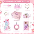 thumbnail image 2 of Peluche de unicornio Cherry Tale con diario para niñas, 2 of 6