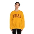 thumbnail image 4 of Tulsa Sweatshirt Gifts Crew Neck Shirt Long Sleeve Unisex, 4 of 7
