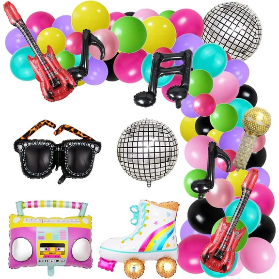 Party Decorations Bundle Radio Boom Box, 139PCS