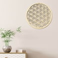 thumbnail image 5 of Flor de la vida, Decoración colgante de pared de la flor de la vida, Arte de pared de madera de geometría sagrada, Decoración espiritual del hogar para yoga/meditación, 5 of 5