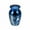 Blue, variant on 73*45*33mm Small Keepsake Urn For Ashes Mini Cremation Urns For Ashes Portable Stainless Steel Memorial Ashes Holder-Your wings was ready but my heart was not / Forever remembered forever missed