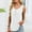 White, variant on Fnooota Women's Cotton Tank Tops, V Neck Summer Casual Pleated Front Sleeveless T-shirts Wine Size S-2XL