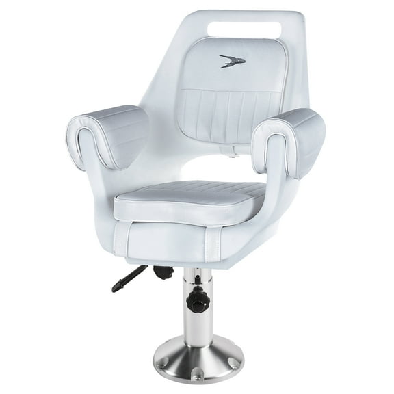 Wise 8WD007-6-710 Deluxe Pilot Chair and Adjustable Pedestal with Seat Slide