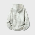 thumbnail image 3 of Hxshgdsn Mens Hoodies Oversized Sweatshirts Unisex Hoodie Heavyweight Fleece Vintage Graphic Sweatshirt Streetwear White 2Xl, 3 of 3
