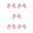 thumbnail image 3 of ZLight 1 Pair Kids Mittens Simple Style Clothes Accessory Solid Color Fingers Cover Beautiful Toddler Mitten for Winter Light pink 5Set, 3 of 6