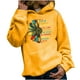 thumbnail image 1 of Sudadera de manga larga con estampado de capucha para mujer Blusa informal Tops Pompotops gfhjh7486, 1 of 5