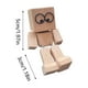 thumbnail image 3 of Figura de Madera Cuadrada con Movimiento, Adorno de Escritorio para Montar En Coche, Buen Artículo, Bonito Regalo Decorativo., 3 of 6