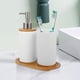 thumbnail image 5 of 1 juego de accesorios de baño, soporte para cepillo de dientes, taza, dispensador de jabón, 5 of 7