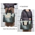 thumbnail image 6 of FORMRS 16" Laptop Bag Carrying Sleeve Case with Handle Travel Shoulder Briefcase, Moon and House, 6 of 8