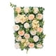 thumbnail image 3 of Panel de flores artificiales, telón de fondo de flores rosas, de boda, flores citadas, estera Floral, paneles decorativos de flores para boda Color champagne, 3 of 8