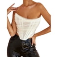 thumbnail image 1 of goowrom Débardeur Tube Asymétrique Sans Manches en Maille pour Femmes, 1 of 10
