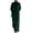 Army Green, variant on Women's Plush Velvet 2 Piece Loungewear Outfits Mock Neck Long Sleeve Tops and High Waisted Wide Leg Pants Sets Vintage Casual Tracksuit Dark Gray