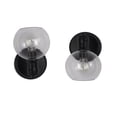 thumbnail image 6 of Chloe Lighting Oxa 6" 1-Light Indoor Glass and Metal Wall Sconce in Matte Black, 6 of 10