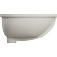 thumbnail image 4 of ARIEL 16" x 19.63" Oval Undermount Bathroom Sink Vanity In White, Porcelain UPC Certified Material, Space-Saving, Overflow-Proof, Modern Design, 4 of 4