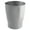 Silver, variant on mDesign Small Round Bathroom 1.25 Gal. Trash Can Wastebasket, Charcoal Gray