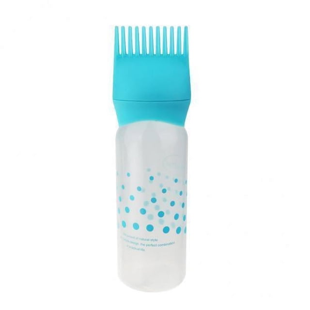 Bunblic 4x Empty Hairdressing Color Perming Dispensing Comb Bottle 120ml 4 Pcs