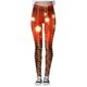 thumbnail image 1 of Gibobby Leggings deportivos mujer Pantalones estampados navideños personalizados para mujer, mallas navideñas de muñeco de nieve para fiesta de Papá(Rojo,G), 1 of 5