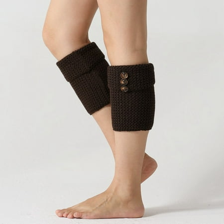 

qazqa women winter warm knit leg warmers crochet leggings slouch boot socks