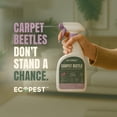 thumbnail image 2 of Carpet Beetle Spray – Natural, Plant-Based Killer for Carpet Beetles, Eggs & Nymphs | Fabric & Furniture-Safe Home Treatment for Indoor Use | Child & Pet Safe, Low Odor, Eco-Friendly | 22 oz, 2 of 9