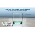 thumbnail image 3 of 11 oz. ARC Aristocrat Rocks Glasses- 10 Pack- Green, 3 of 5