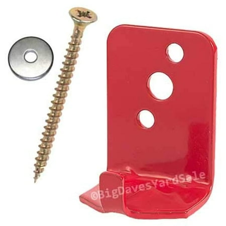 

(Lot of 2) Fire Extinguisher Bracket Wall Hook Mount Hanger Universal for 5 Lb. Extinguishers with Screws and WASHERS