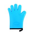 thumbnail image 1 of Guantes de horno de silicona en forma de corazón con forro de algodón azules, 2 unidades, 1 of 1