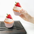 thumbnail image 1 of GOOHOCHY 100pcs Colored Paper Cupcake Liners Muffin Baking Cups Food Grade Oil Paper For Home Bakery Restaurant Use, 1 of 8