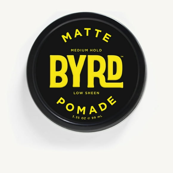 Byrd Matte Pomade Medium Hold Low Sheen Tin Case- 3.35oz