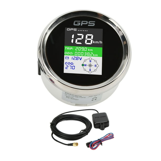 GPS Speed Gauge,85mm GPS Speedometer Km/h GPS Velometer Boat Odometer Built to Last Walmart.ca