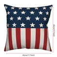 thumbnail image 3 of Pandiboks Throw Pillow Covers 18x18in Couch Pillow Covers Multicolor Linen Stars Square for Living Room、Dorm Room, 3 of 5